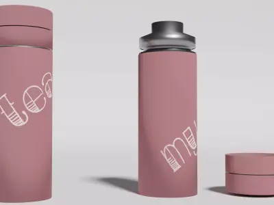 thermos simple Free low-poly 3D model