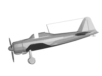 Mitsubishi A6M5 3D model