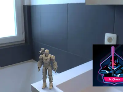 IRONMAN WARMACHINE MK 001 ARMOR FOR 3D PRINTING 3D model