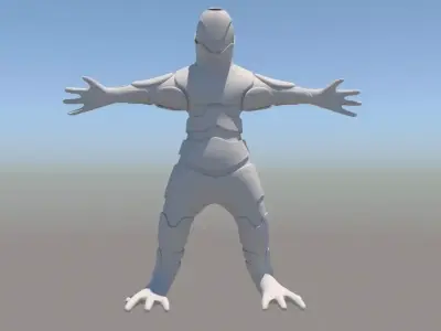 Scifi Creature Character - Fantasy 3D model