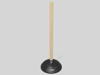 Toilet Plunger Free 3D model