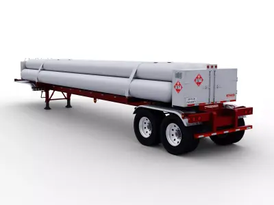 CMW 7 Tube Trailer 3D model