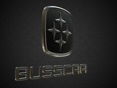 busscar logo 3D model