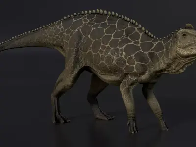 Edmontosaurus Asset Pack Low-poly 3D model