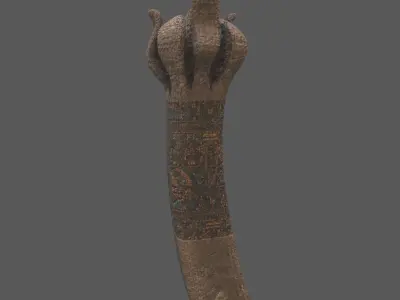 Pharos Ancient Royal boat 3D model