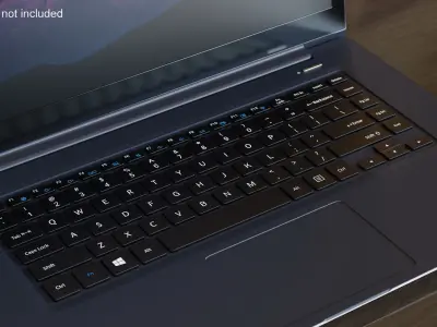 Slim Design Laptop 3D model