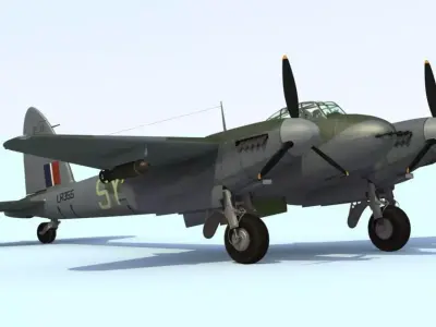 De Havilland DH98 Mosquito F B MkVI 3D model