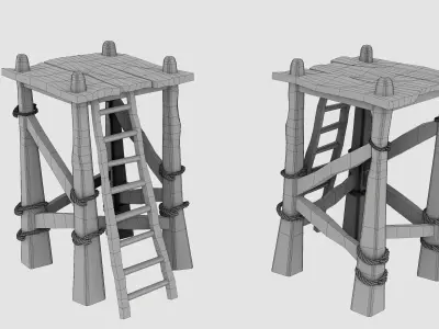 Archer Tower - Clash of Clans 3D model