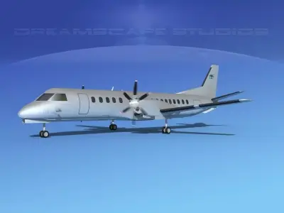 SAAB SF2000 Swedish Air Force 3D model
