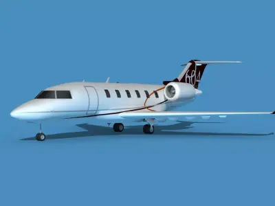 Bombardier CL-604 Challenger V01 3D model