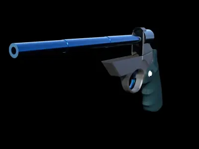 Sci-Fi Weapon  Low-poly 3D model