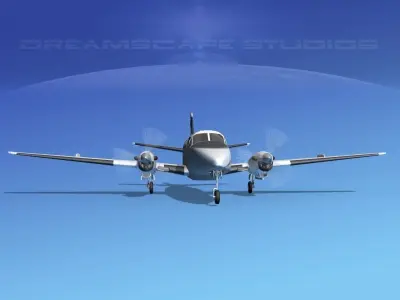 Beechcraft B99 Ajax Air 3D model