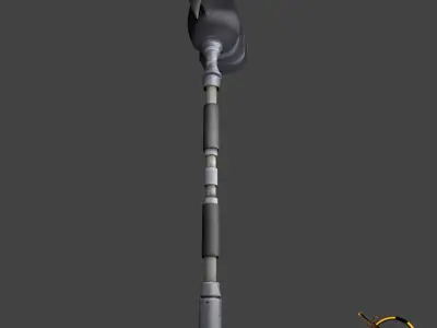 Hand Painted War Hammer Free 3D model