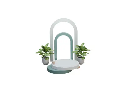 Decorative Podium 3D Model Free Download Free low-poly 3D model