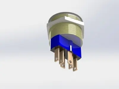 Anti vandal switch SS 3D model