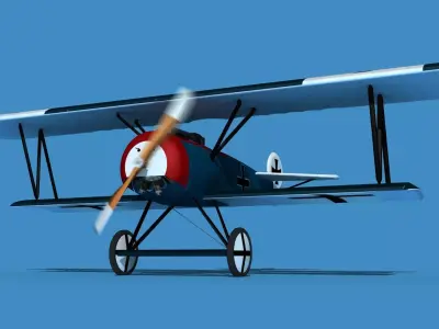 Fokker D-VI V09 3D model