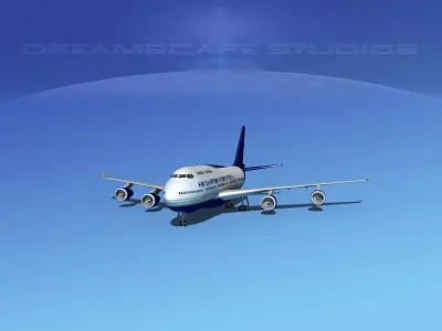 Boeing 747-400 Air Charter Intl 3D model
