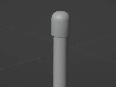 Melee Weapon - Weighted Stick Free 3D model