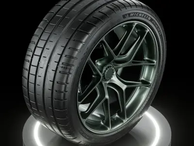 Michelin Pilot Sport 5 275 45 ZR20 3D model