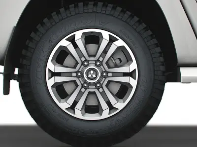 Mitsubishi L200 Barbarian X 2020 wheel 3D model