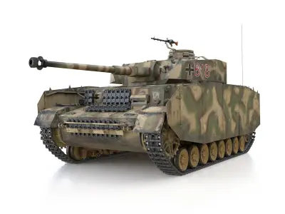 PzKpfw IV - Panzer 4 - Ausf H - 618 3D model