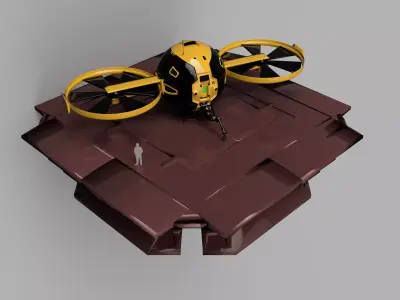 kgjgkjfgkjfg drone Free 3D model