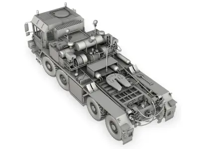 Faun STL-56 Tractor 3D model