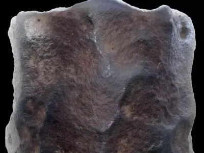 Iron Meteorite Asteroid Customizable Substance Material and Texture