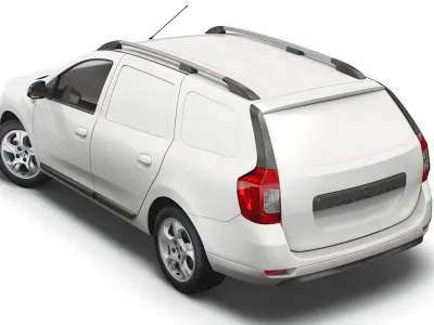 Dacia Logan MCV Van 2019 3D model