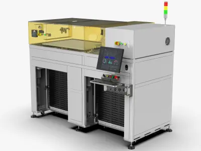 Automatic Light Guide Plate Handling Machine 3D model