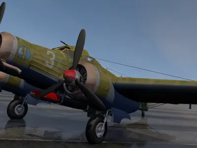 Savoia Marchetti SM-79 Sparviero 3D model