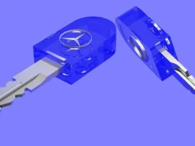 Car key Free 3D model