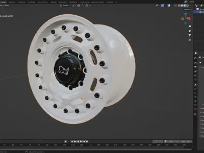 Black Rhino AXEL Gloss White 3D model