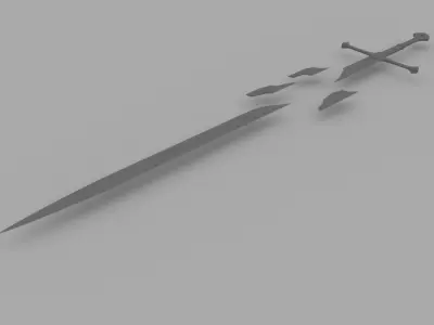 Narsil The Lord of the Rings Free 3D model