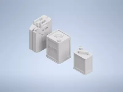 british canister set WW2 1 35 3D print model