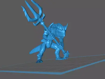 KUO-TOA - DEEP ONE - FISH-MAN WARRIOR Free 3D print model