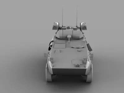 LAV-25 Base mesh Free Free low-poly 3D model