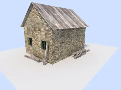 old house 2 Free low-poly 3D model
