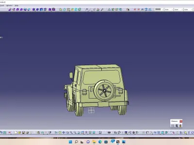 jeep wrangler sahara 1997 3D model