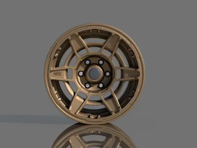 HRE FT1 highpoly rim 3D model