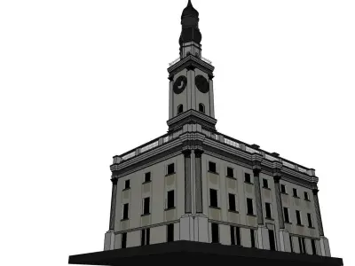 Leszno Town hall 3D model