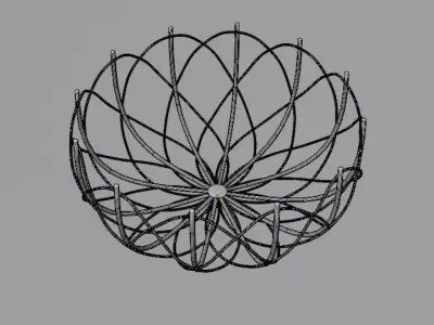 3D Fruit basket Free 3D model