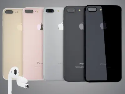 IPhone 7 Plus collection 3D model