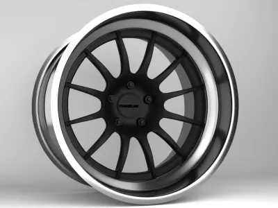 Forgeline TS3R Wheels Low-poly 3D model