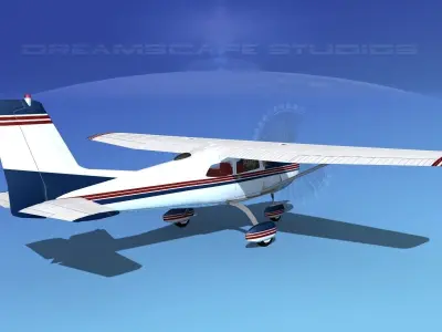 Cessna 175 Skylark V10 3D model
