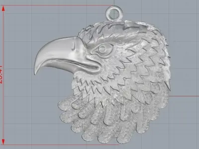 Eagle head Free 3D print model