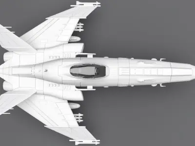 Caprica Viper Airforce Scale model 3D print model