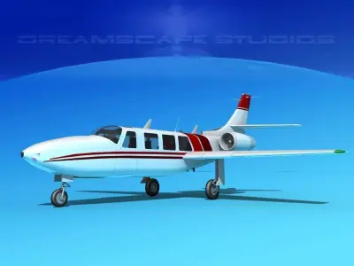 Piper Aerostar FJ-100 Fanjet V01 3D model