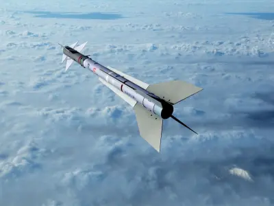 Rafael Python 5 Low-poly 3D model