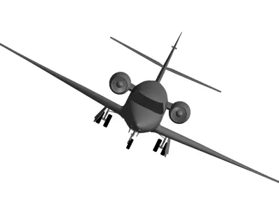 Dassault Falcon 10 3D model